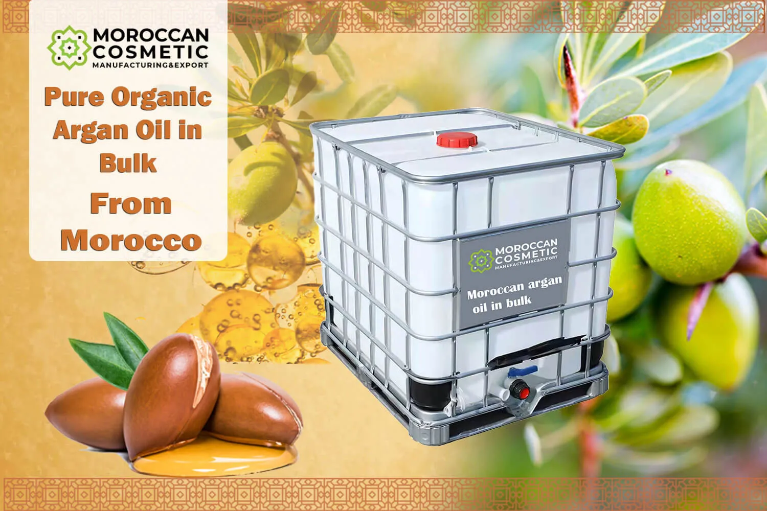 Moroccan cosmetic oils for wholesale
